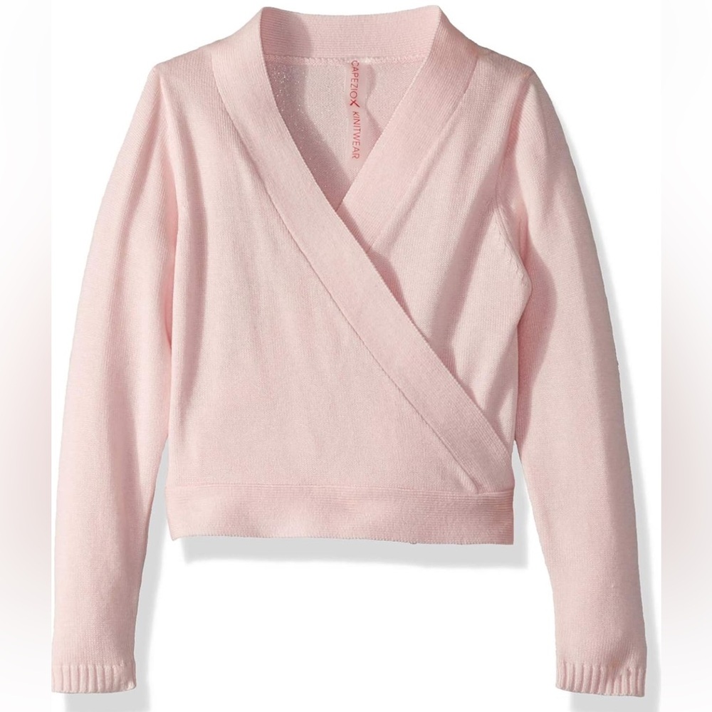 !NWOT! Capezio girls wrap sweater size M